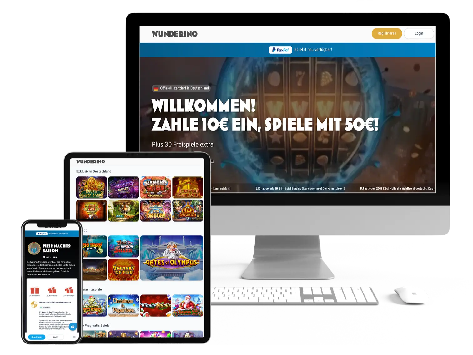 wunderino casino spielautomaten